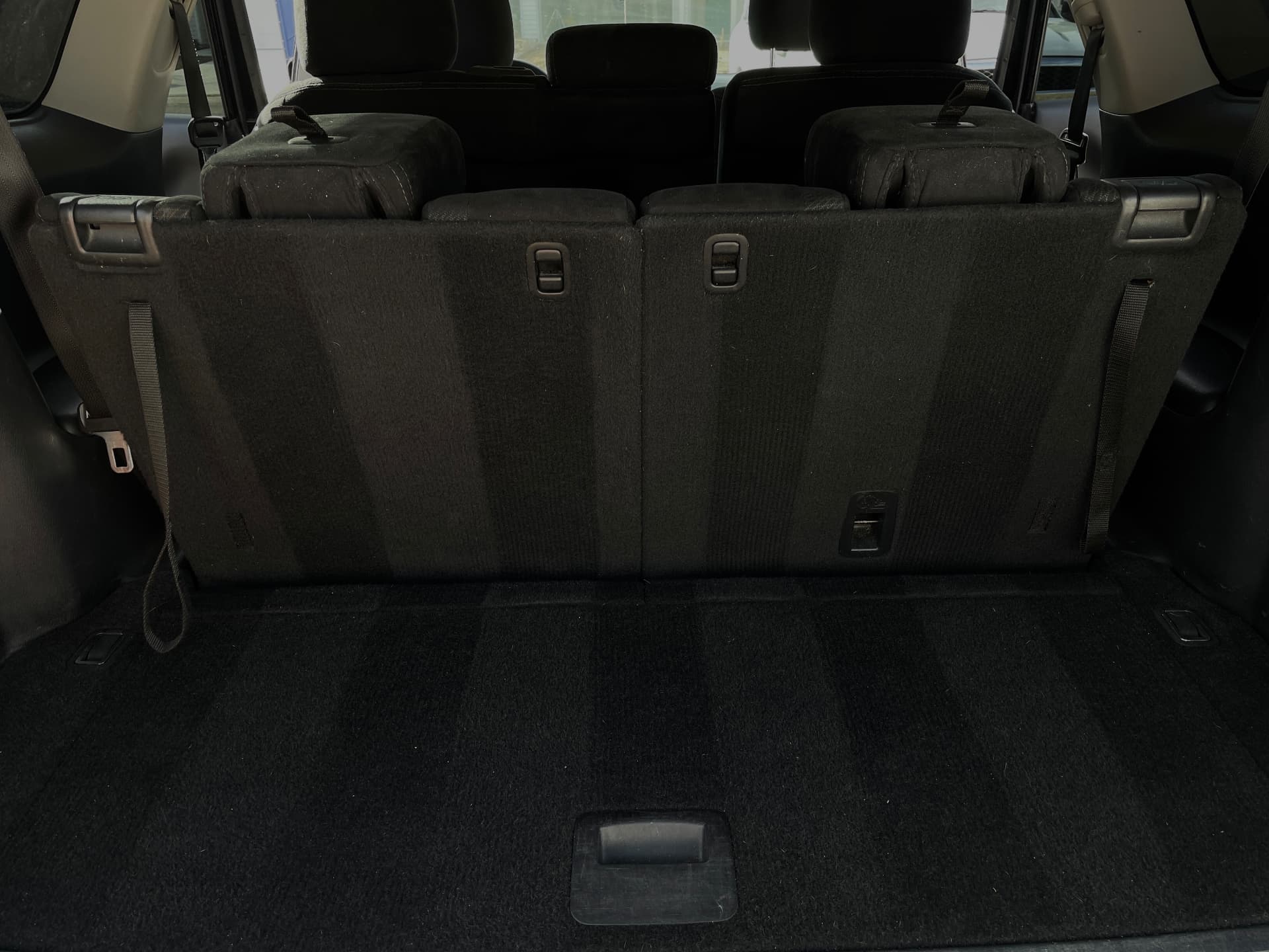 Clean SUV cargo area after an interior detail